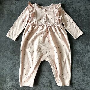 Gap Baby Heart Romper Size 6-12 Months